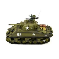 RC Panzer "US M4A3 Sherman" Heng Long 1:16 Mit...