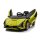 Elektro Kinderauto "Lamborghini Sian" - lizenziert - 12V Akku, 2 Motoren- 2,4Ghz Fernsteuerung, MP3, Ledersitz+EVA-Grün