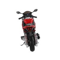 Kinderfahrzeug Motorrad S1000 12v, Ledersitz , EVA Gummireifen
