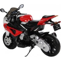 Kinderfahrzeug Motorrad S1000 12v, Ledersitz , EVA Gummireifen