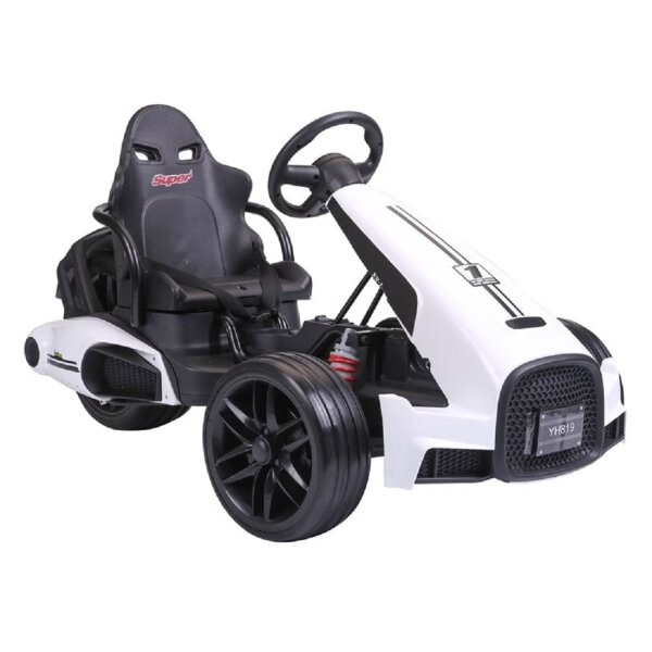 Kinderfahrzeug Elektro Go-Kart  Weiß