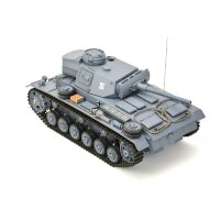 RC Panzer "Kampfwagen III" 1:16 Heng Long -Rauch&Sound - mit Stahlgetriebe und 2,4Ghz Fernsteuerung - V7.0 - Pro