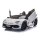 Kinderfahrzeug - Elektro Auto "Lamborghini Aventador SVJ Doppelsitzer" - lizenziert - 12V7AH, 2 Motoren- 2,4Ghz Fernsteuerung, MP3, Ledersitz+EVA+Lackiert-Weiss