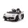 Kinderfahrzeug - Elektro Auto "Lamborghini Aventador SVJ" - lizenziert - 12V7AH, 2 Motoren- 2,4Ghz Fernsteuerung, MP3, Ledersitz+EVA -018-Weiss