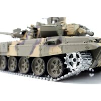 RC Panzer "Russland T90" Heng Long 1:16 mit Rauch&Sound + 2,4Ghz mit Stahlgetriebe und Metallketten V7.0 - Upg-A