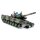 RC Panzer "German Leopard 2A6" Heng Long 1:16 mit R&S, Stahlgetriebe und Metallketten V7.0 - Upg-A