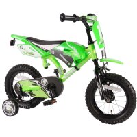 Motobike Kinderfahrrad - Jungen - 12 Zoll - Grün - 95% zusammengebaut