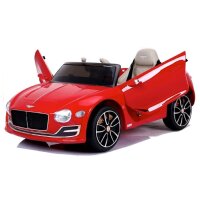 Kinder Elektroauto Bentley EXP Zwei Motoren, LED, FB, rot