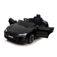 Kinderfahrzeug - Elektro Auto "Audi RS E-Tron" - lizenziert - 12V7AH Akku und 4 Motoren- 2,4Ghz + MP3 + Leder + EVA-Schwarz