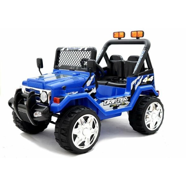 Kinderfahrzeug Jeep Raptor S618 EVA Blau Auto 2x45W Frontscheinwerfer Auto