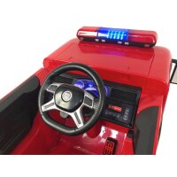 Kinder Elektroauto Feuerwehrauto 12V, zwei Motoren, Audio, LED, FB