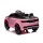 Kinderfahrzeug - Elektro Auto "Land Rover Discovery 5" - lizenziert - 12V7AH, 2 Motoren- 2,4Ghz Fernsteuerung, MP3, Ledersitz+EVA-Pink
