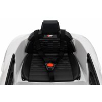 Kinderfahrzeug - Elektro Auto "Audi RS E-Tron" - lizenziert - 12V7AH Akku und 4 Motoren- 2,4Ghz + MP3 + Leder + EVA-Weiss