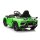 Kinderfahrzeug - Elektro Auto "Lamborghini Aventador SVJ" - lizenziert - 12V7AH, 2 Motoren- 2,4Ghz Fernsteuerung, MP3, Ledersitz+EVA -018-Grün