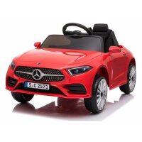Kinder Elektroauto Mercedes Benz CLS 350 Rot 2 Motoren+LED+EVA+Audio