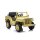 Elektro-Kinderauto Jeep 4x4 ALLRAD Khaki LED+Audio+FB
