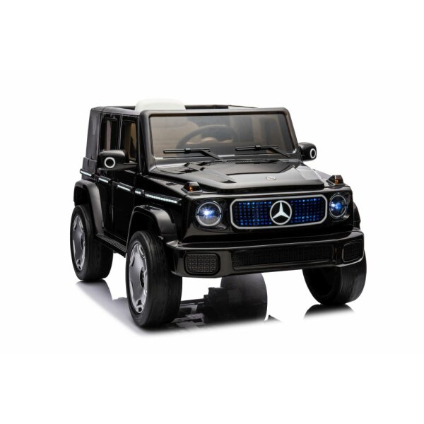 Kinder Elektroauto Mercedes Benz EQG  vier Motoren+FB+LED uvm. schwarz