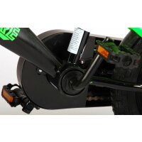 Volare Sportivo Kinderfahrrad - Jungen - 12 Zoll - Neongrün Schwarz - Zwei Handbremsen - 95% zusammengebaut