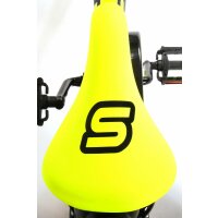 Volare Sportivo Kinderfahrrad - Jungen - 16 Zoll - Neon Gelb Schwarz - Zwei Handbremsen - 95% zusammengebaut