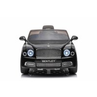 Kinder Elektroauto Bentley Mulsanne Schwarz 2 Motoren+LED+FB+Audio