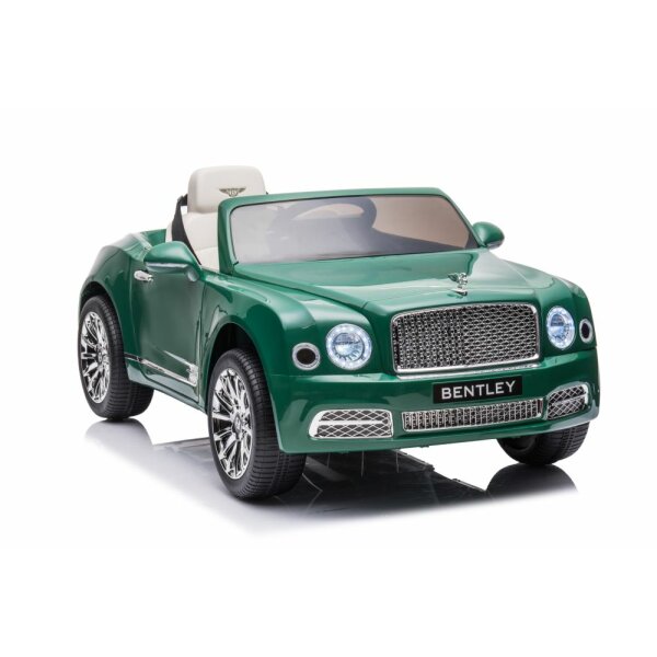 Kinder Elektroauto Bentley Mulsanne grün 2 Motoren+LED+FB+Audio