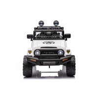 Elektro-Kinderauto Kinder Elektroauto Toyota FJ Weiß 4x4 LED+Musik Modul+FB