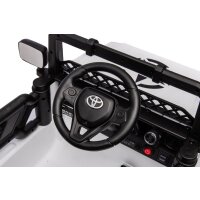 Elektro-Kinderauto Kinder Elektroauto Toyota FJ Weiß 4x4 LED+Musik Modul+FB