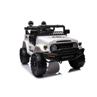 Elektro-Kinderauto Kinder Elektroauto Toyota FJ Weiß 4x4 LED+Musik Modul+FB