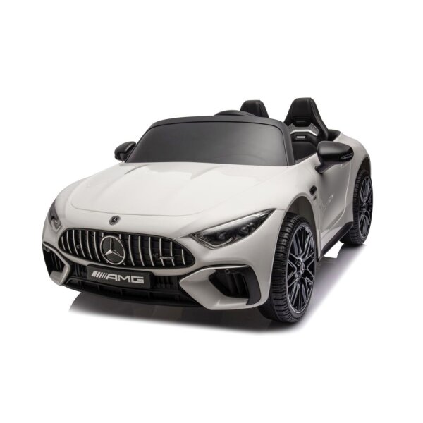 Kinder Elekrtoauto Mercedes-Benz SL63 Zwei Motoren+LED+Audio+FB weiß