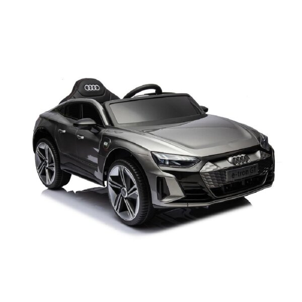 Kinder Elektoauto Audi E-Tron GT - lizenziert - 2 Motoren- 2,4Ghz + MP3 + Leder + EVA - Grau