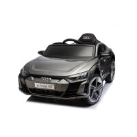 Kinder Elektoauto Audi E-Tron GT - lizenziert - 2 Motoren- 2,4Ghz + MP3 + Leder + EVA - Grau