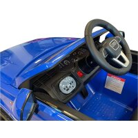 Kinder Elektroauto Audi Q7 mit zwei Motoren+LED+FB+Audio Modul blau