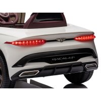 Kinder Elektroauto Bentley Bacalar 12V +vier Motoren+LED+Audio+FB,weiß