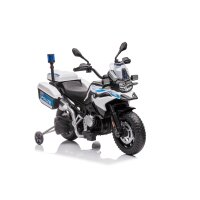 Kinder Elektromotorrad BMW F850 GS, Polizei Design LED +...