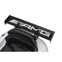 Kinder Elektroauto Mercedes Benz AMG GT3 zwei Motoren+LED+FB Weiss