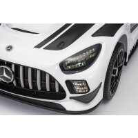 Kinder Elektroauto Mercedes Benz AMG GT3 zwei Motoren+LED+FB Weiss