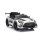 Kinder Elektroauto Mercedes Benz AMG GT3 zwei Motoren+LED+FB Weiss