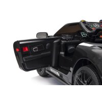 Kinder Elektroauto Mercedes Benz AMG GT3 zwei  Motoren+LED+Audio+FB Schwarz