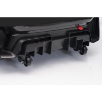 Kinder Elektroauto Mercedes Benz AMG GT3 zwei  Motoren+LED+Audio+FB Schwarz