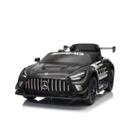 Kinder Elektroauto Mercedes Benz AMG GT3 zwei  Motoren+LED+Audio+FB Schwarz