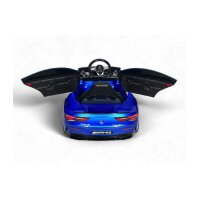 Kinder Elektroauto Mercedes CLA 45s AMG, VIER Motoren+LED+Audio+EVA+FB