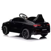 Kinder Elektroauto Mercedes CLA 45s AMG, VIER Motoren+LED+Audio+EVA+FB schwarz