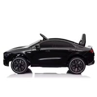 Kinder Elektroauto Mercedes CLA 45s AMG, VIER Motoren+LED+Audio+EVA+FB schwarz