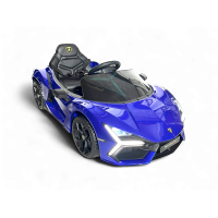 Kinder Elektroauto Lamborghini REVUELTO Vier Motoren+LED+Audio+FB