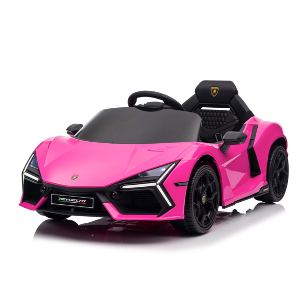 Kinder Elektroauto Lamborghini REVUELTO zwei Motoren+LED+Audio+FB