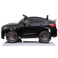 Kinder Elektroauto Mercedes Benz GLC63 ZWEI 12V MOTOREN+LED+Audio+FB schwarz