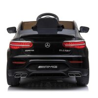 Kinder Elektroauto Mercedes Benz GLC63 ZWEI 12V MOTOREN+LED+Audio+FB schwarz
