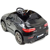 Kinder Elektroauto Mercedes Benz GLC63 ZWEI 12V MOTOREN+LED+Audio+FB schwarz