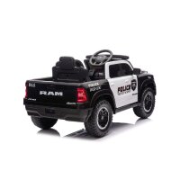 Kinder Elektroauto Polizei Dodge RAM 1500 RHO VIER Motoren+Audio+FB