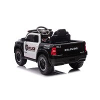 Kinder Elektroauto Polizei Dodge RAM 1500 RHO VIER Motoren+Audio+FB